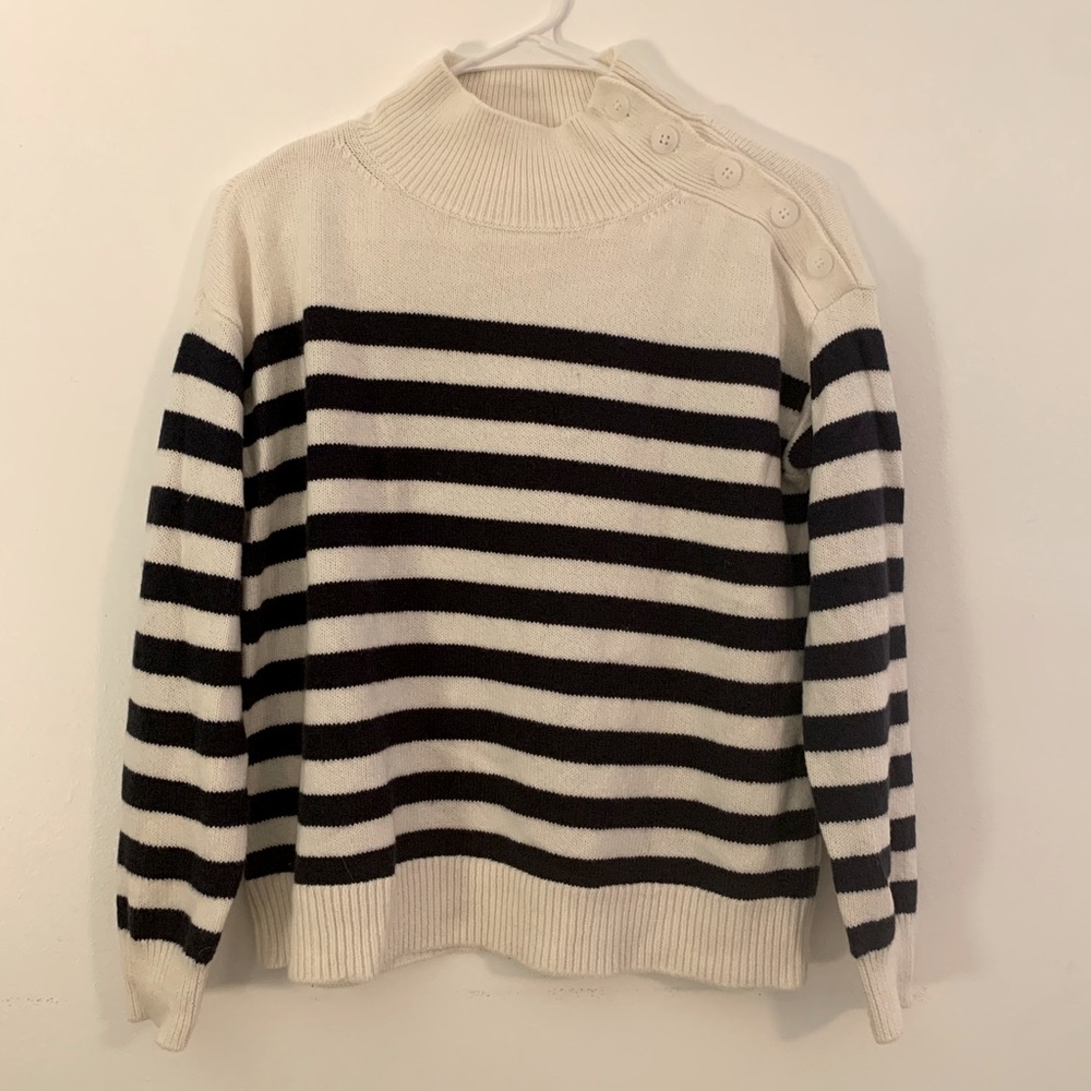 Mock neck sweater